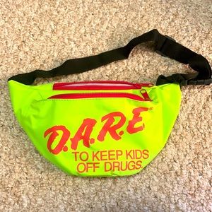 DARE D.A.R.E. To Keep Kids Off Drugs Neon Fanny Pack